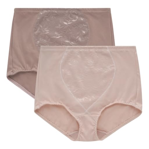 Bali Women's Firm-Control Shapewear Brief Pack, Shaping Brief with Tummy Control, 2-Pack
