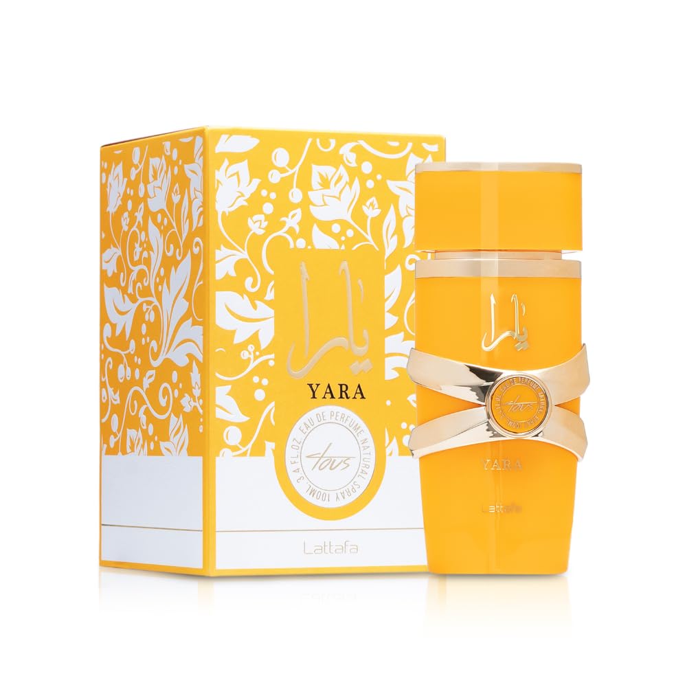 Lattafa Yara Tous - Tropical, Fruity, Floral, Vanilla - Eau de Parfum Long-Lasting Fragrance for Women, 3.40 Ounce / 100 ml