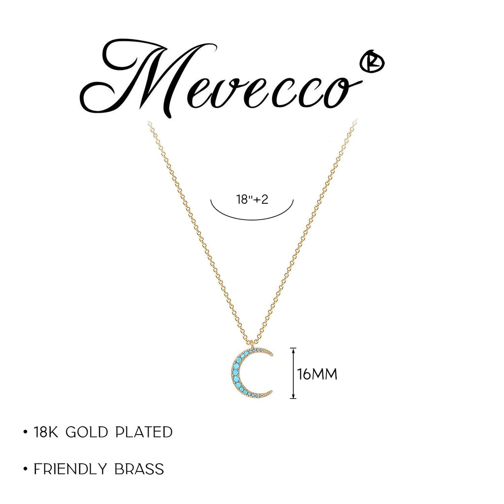 MEVECCO Layered Heart Necklace Pendant Handmade 18k Gold Plated Dainty Gold Choker Arrow Bar Layering Long Necklace for Women