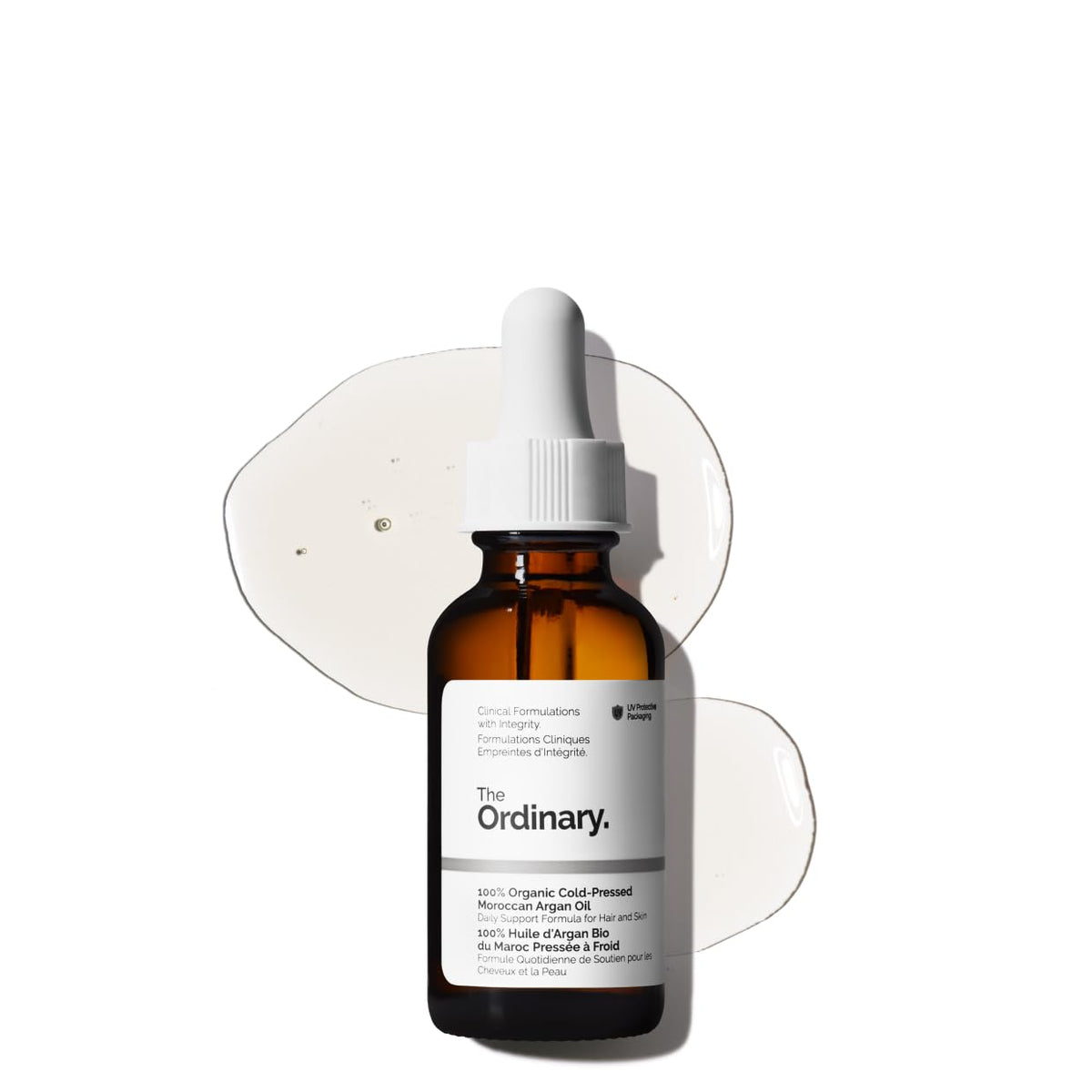 The Ordinary 100% Organic Cold-Pressed Moroccan Argan Oil, Nourishing and Hydrating Treatment for Skin & Hair, 1 Fl Oz