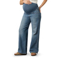 Levi Strauss Signature Gold Women's Maternity Comfort-Stay Wide Leg Jeans, (New) Faded Days, Small
