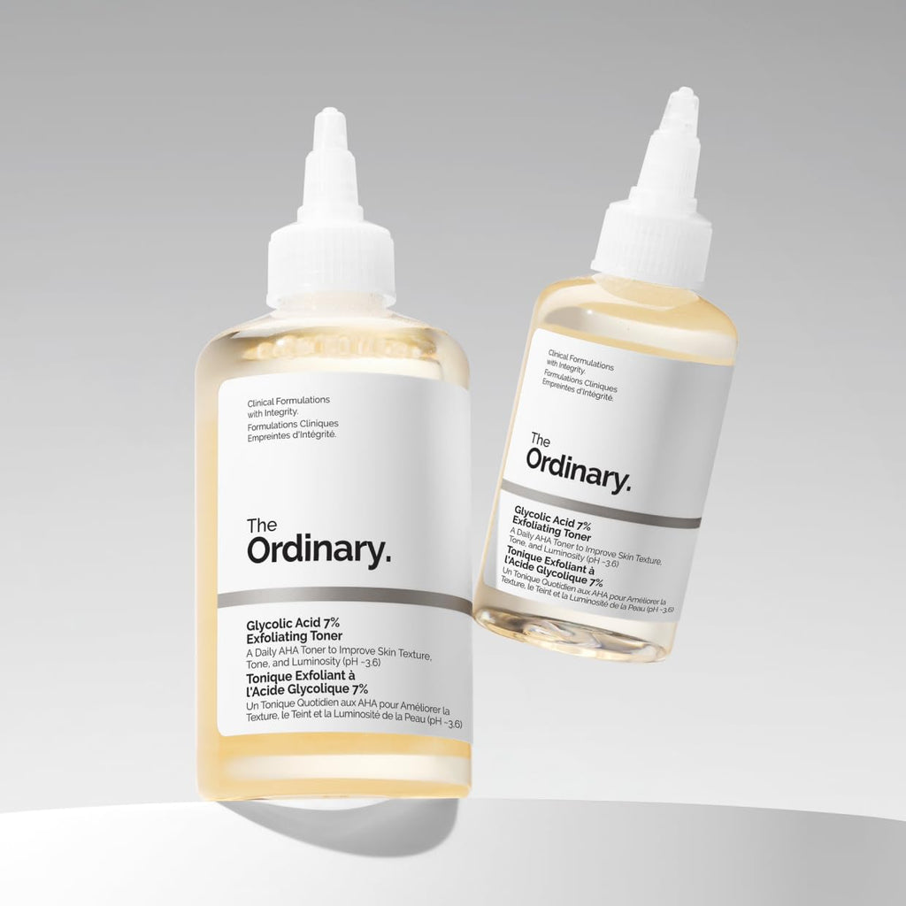 The Ordinary Glycolic Acid 7% Exfoliating Toner, Brightening and Smoothing Daily Toner for More Even-Looking Skin Tone