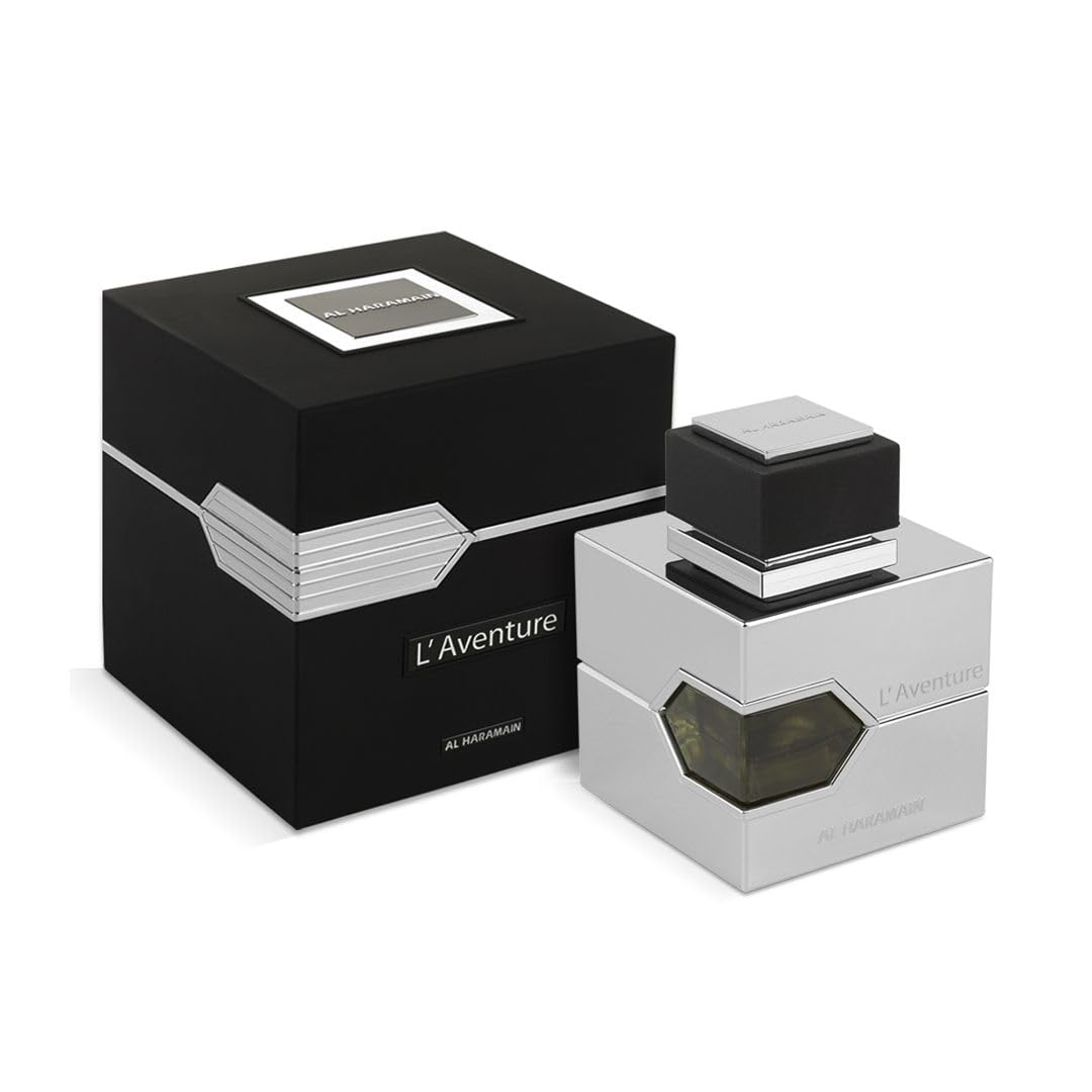 Al Haramain L'Aventure for Men Eau de Parfum Spray, 3.33 Ounce / 100 ml