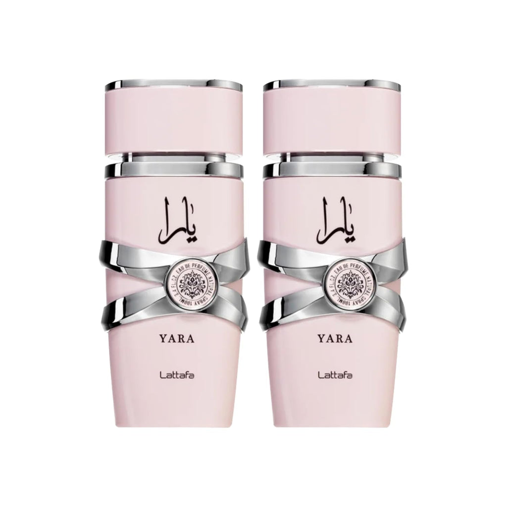 Lattafa Yara for Women Eau de Parfum Spray, 3.4 Ounce (Pack of 2)