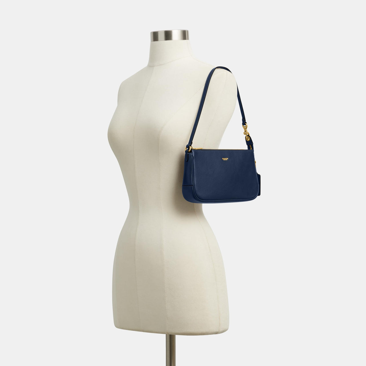 Coach Women's Natural Grain Leather Plaza Bag