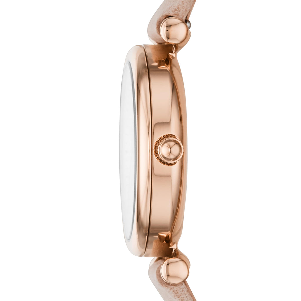 Fossil Women's Watch and Bracelet Set, Carlie Three-Hand Stainless Steel Watch for Women and Bracelet Set