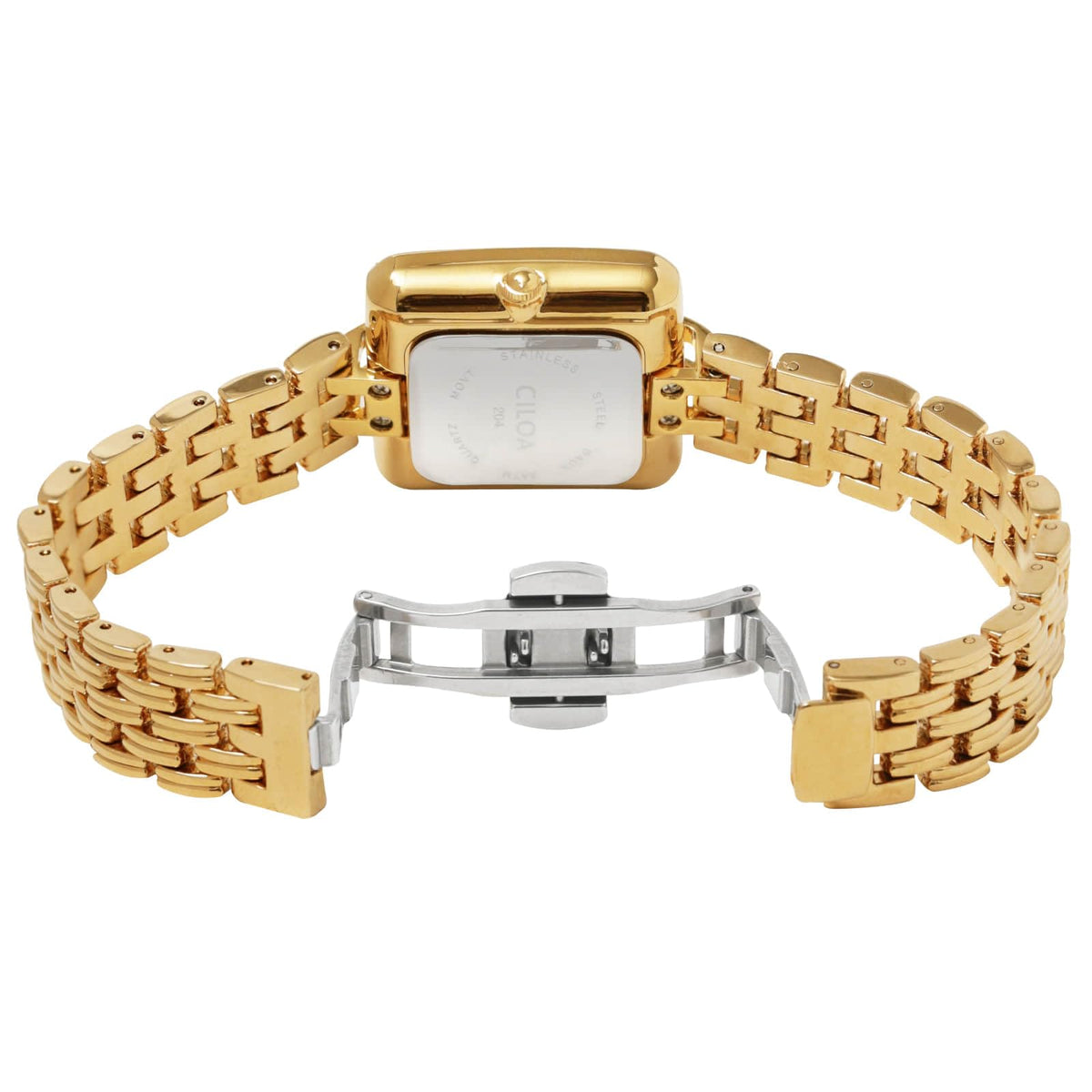 Women's Leather Strap Watch Dainty Elegant Gold Watches for Women Classic Casual Fashion Square Ladies Watch Gifts Present for Her