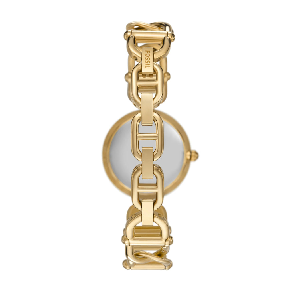 Fossil Women's Watch and Bracelet Set, Carlie Three-Hand Stainless Steel Watch for Women and Bracelet Set
