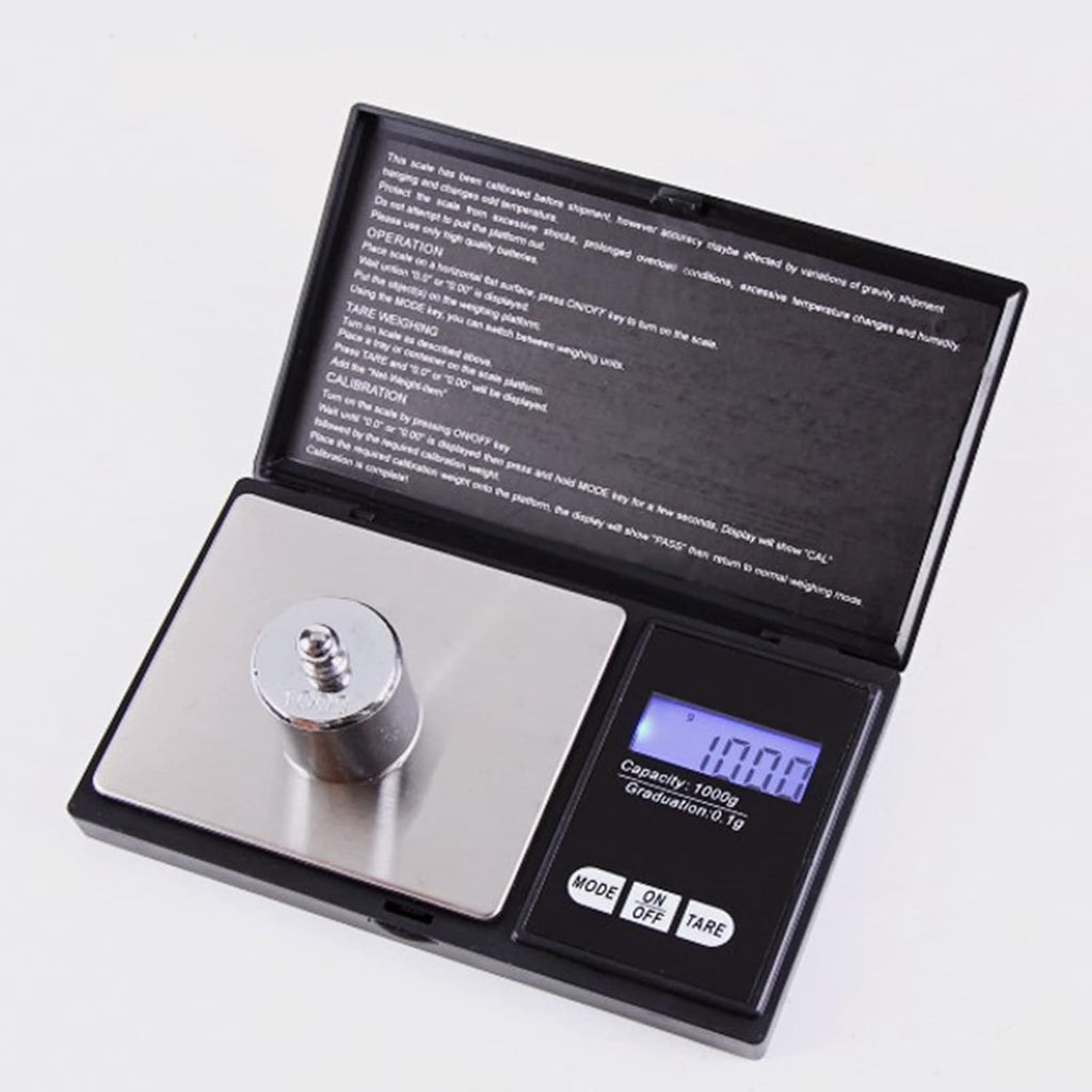 Electronic Food Scale, Portable Wide Application 1000G 0.1G Precise Measurement of Coin Digital Scale