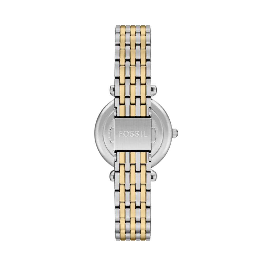 Fossil Women's Watch and Bracelet Set, Carlie Three-Hand Stainless Steel Watch for Women and Bracelet Set