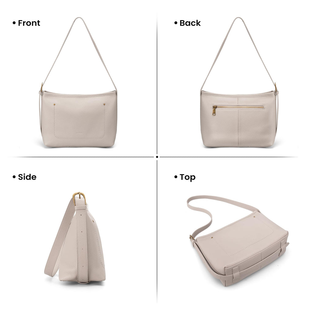 befen Genuine Leather Purses for Women, RFID Medium Leather Crossbody Bags Shoulder Purse Handbags