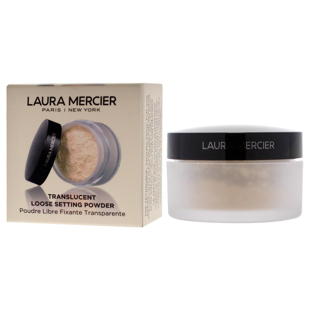 Laura Mercier Translucent Loose Setting Powder, 24HR Shine Control, Soft Matte Finish, Long-Lasting Wear, Normal to Oily Skin, 4 Shades for Virtually All Skin Tones, Artistry Icons Set