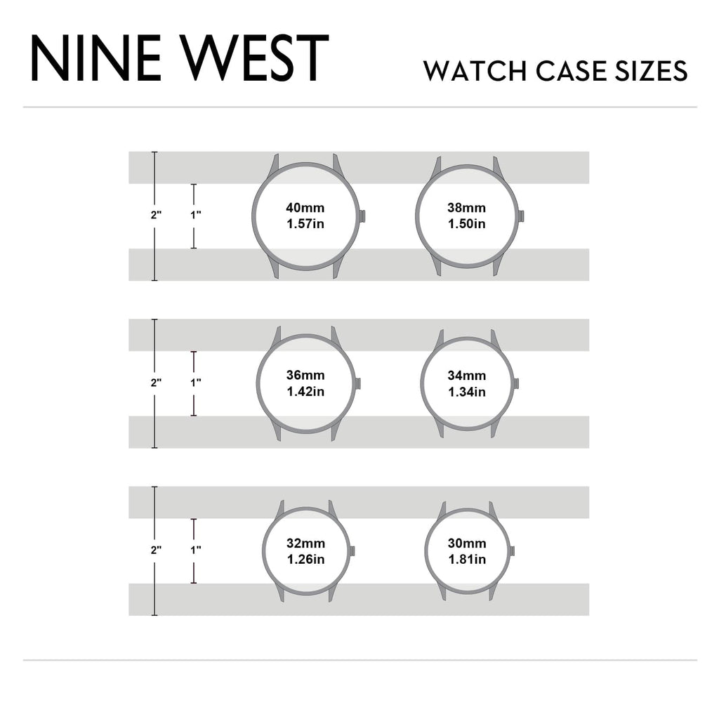 Nine West Women's Crystal Accented Bracelet Watch