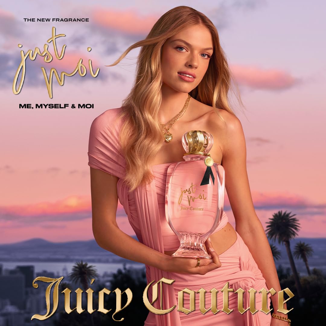 Juicy Couture Just Moi Women’s Perfume - Amber Vanilla Eau de Parfum - Sweet & Confident Fragrance for Day to Evening Wear - Long-Lasting