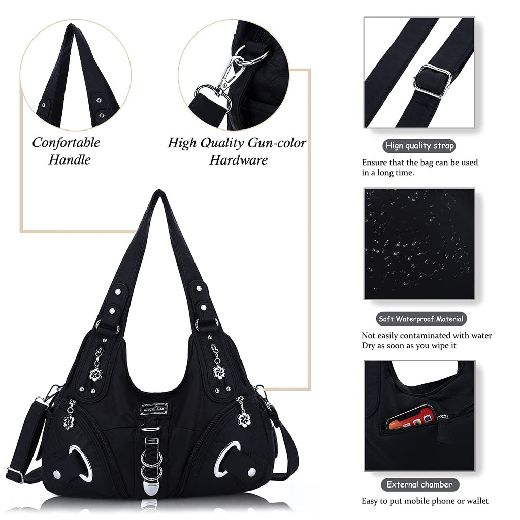 Angelkiss Hobo Purses and handbags for Women Satchel Handbag Women Purses Large Daily Shoulder Bags