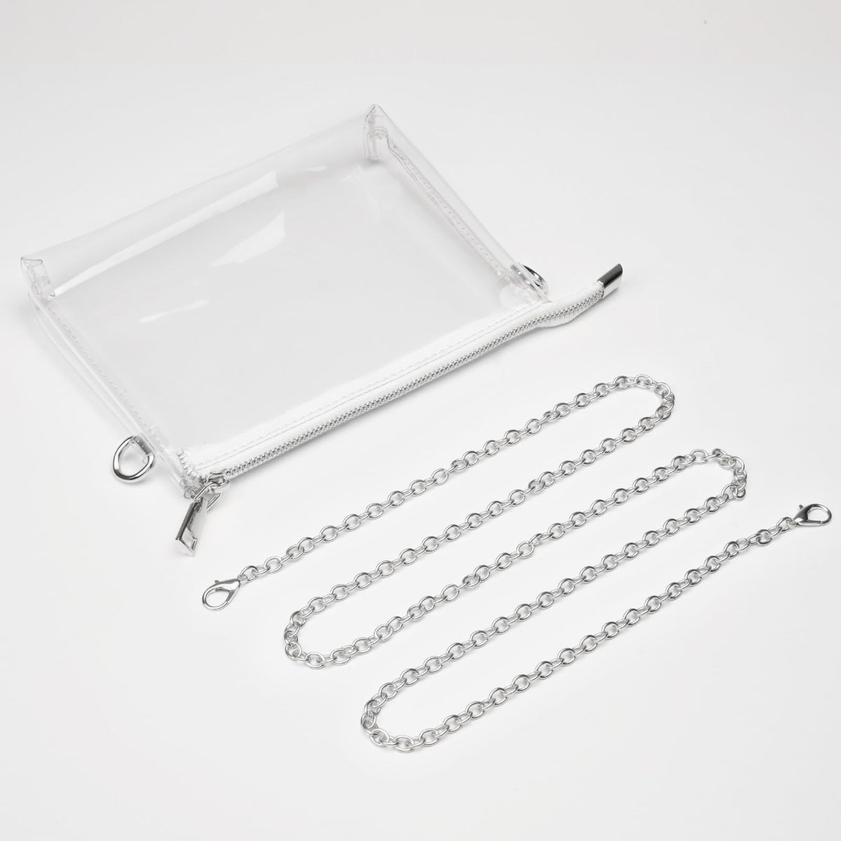 BS-VOG Clear Purse for Women - Stadium Approved Small Crossbody Bag with Zipper, Clear Stadium Bag for Concerts, Sports