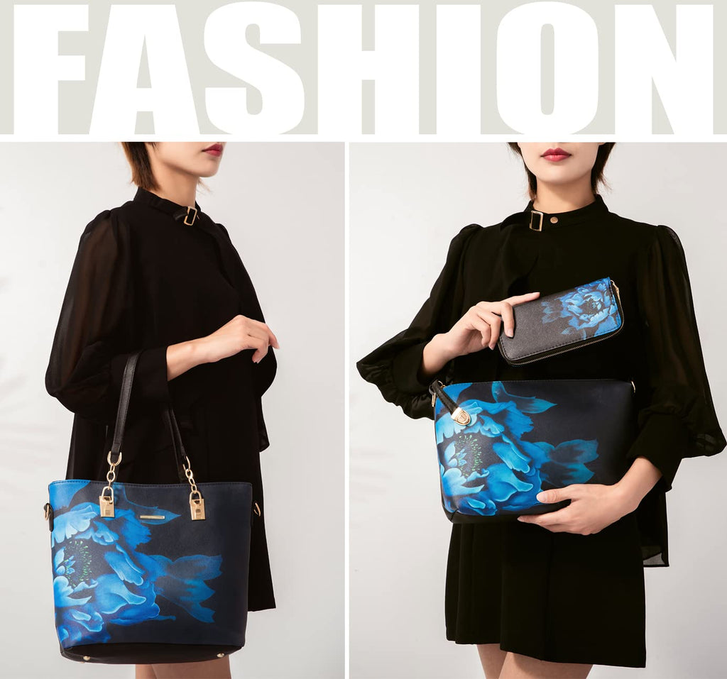 2E-youth Designer Purses and Handbags for Women Satchel Shoulder Bag Tote Top Handle Bag