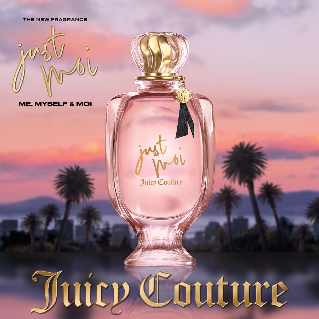 Juicy Couture Just Moi Women’s Perfume - Amber Vanilla Eau de Parfum - Sweet & Confident Fragrance for Day to Evening Wear - Long-Lasting
