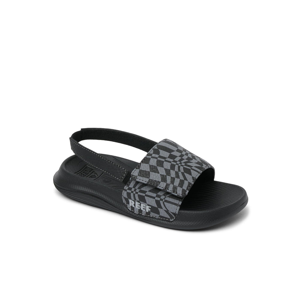 REEF Boys Sandals, Toddler/Little Kid Salty Slide, Black/White, 8REEF Boys Sandals, Toddler/Little Kid Salty Slide, Black/White, 8