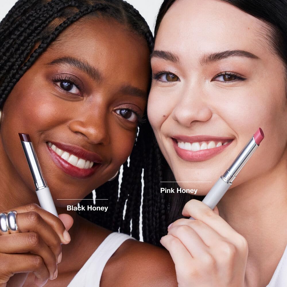 Clinique Almost Lipstick Tinted Lip Balm in 3 Iconic Shades Black Honey, Pink, and Nude Honey | Sheer + Lightweight