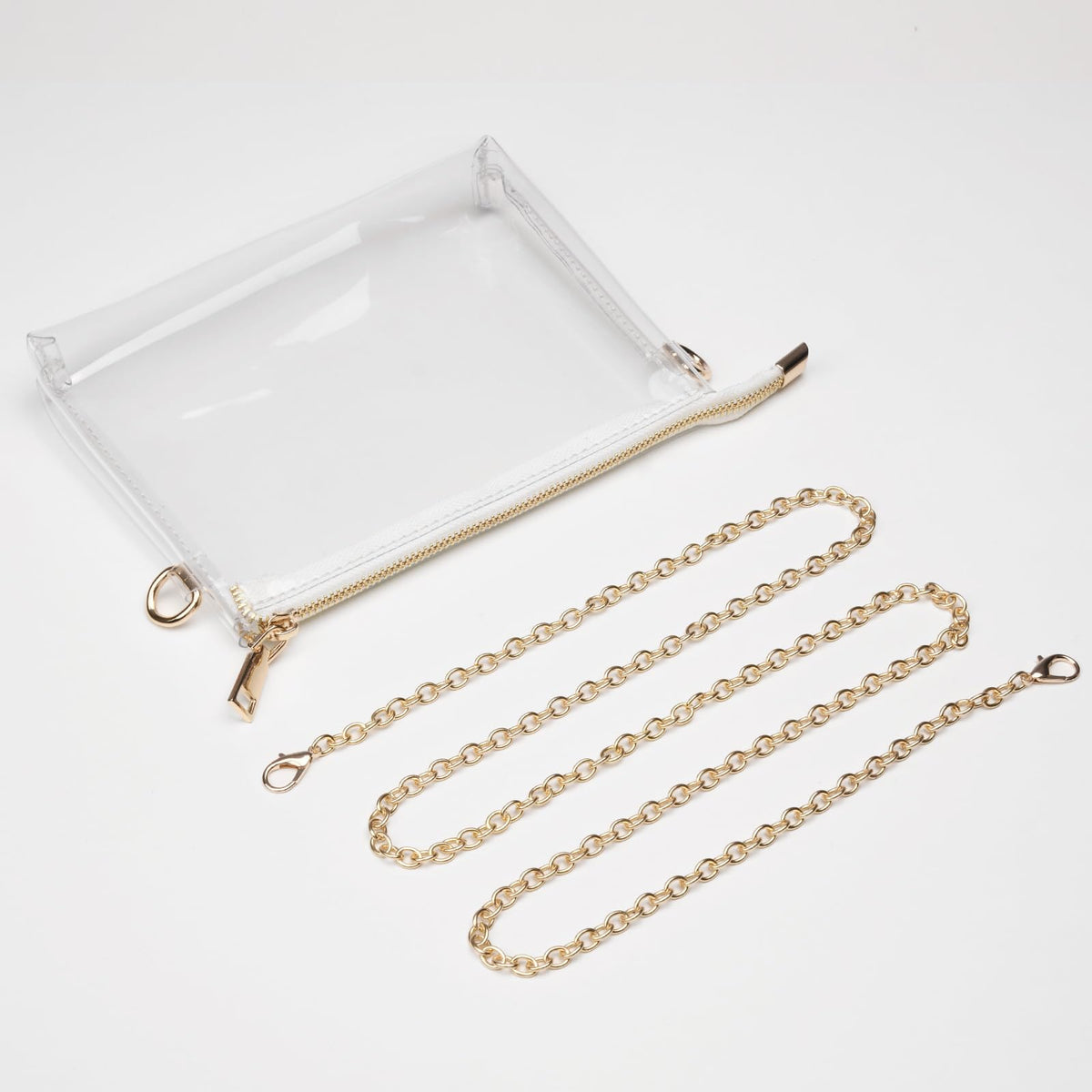 BS-VOG Clear Purse for Women - Stadium Approved Small Crossbody Bag with Zipper, Clear Stadium Bag for Concerts, Sports