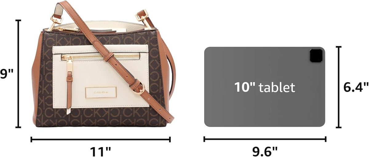 Calvin Klein Women's Hadley Triple Compartment Crossbody