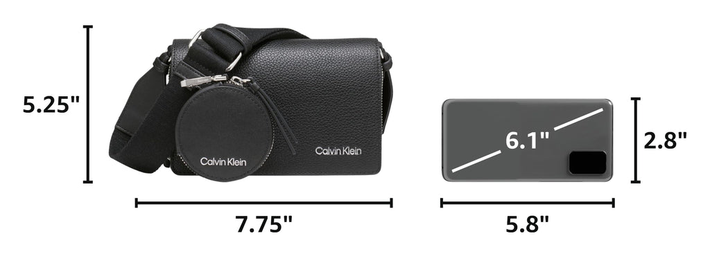 Calvin Klein Women's Millie Triple Compartment Camera Bag Crossbody