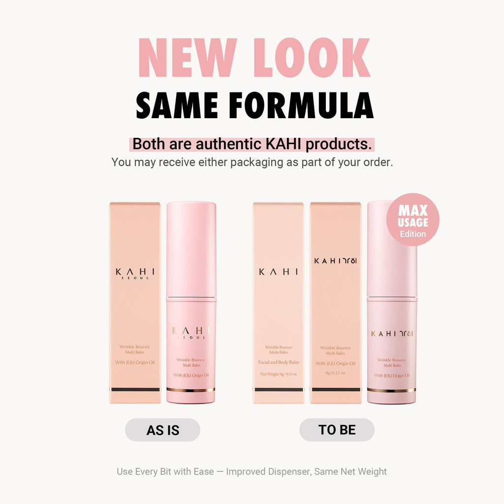 KAHI Wrinkle Bounce Multi Balm Stick | PDRN Collagen Wrinkle Stick | Korean Skin Care |All-in-One Hydrating Lip Balm Eye Cream Neck Cream Make Up Base & Face Mist Moisture Balm
