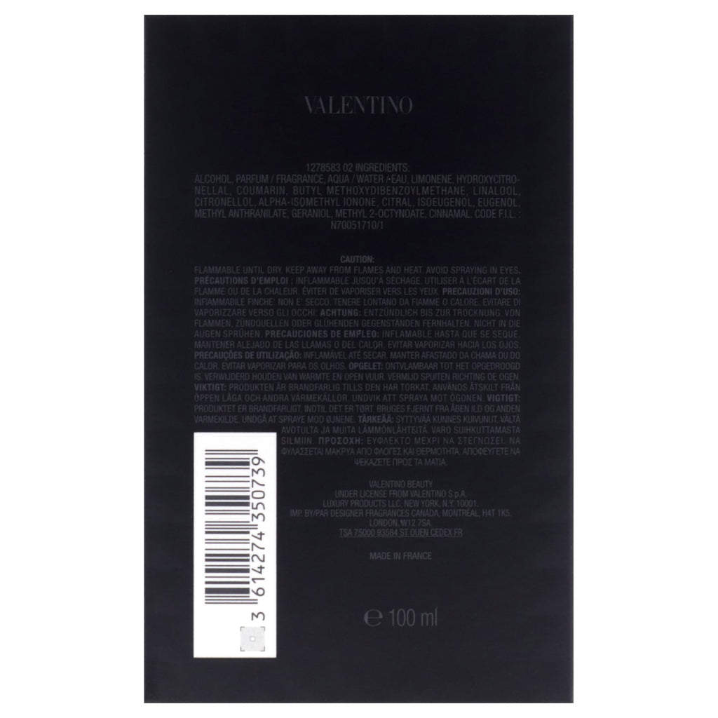Valentino Uomo Born In Roma Intense for Men 3.4 oz Eau de Parfum Intense Spray
