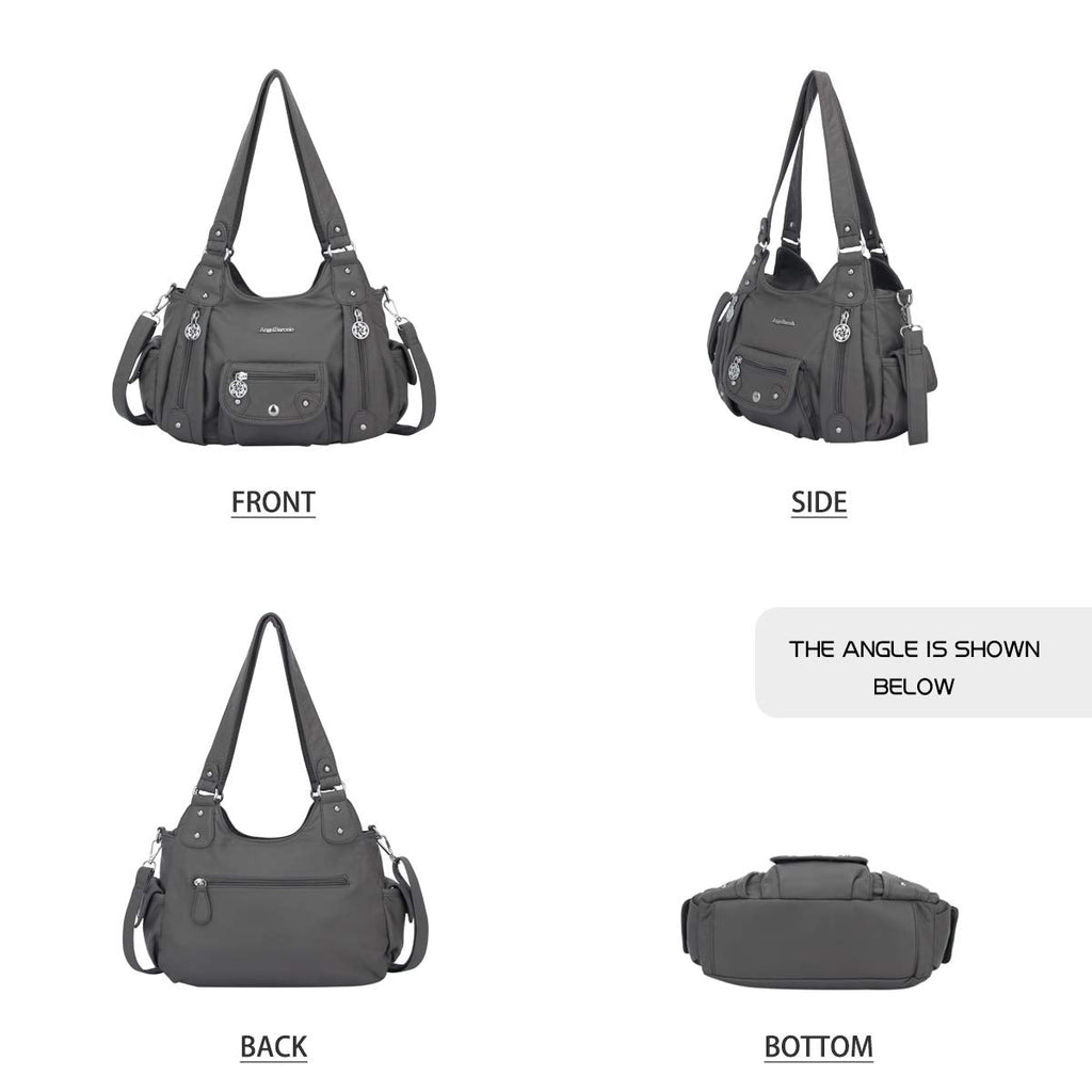 Angel Barcelo Purses for Women Soft PU Leather Shoulder Bag Crossbody Purse and Handbags