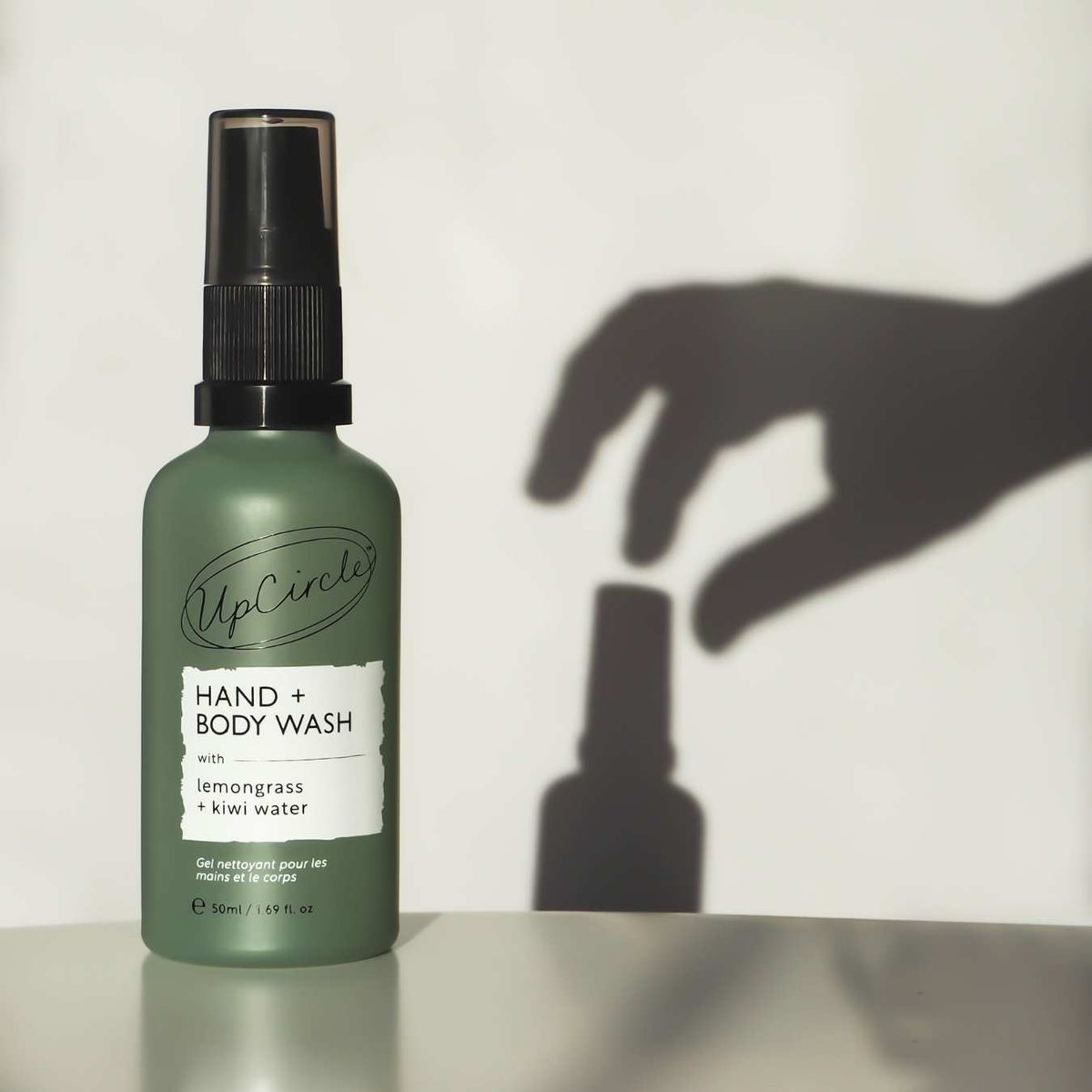 Natural Hand + Body Wash with Lemongrass - Travel Size