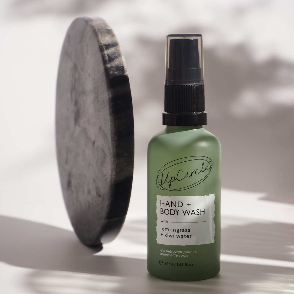 Natural Hand + Body Wash with Lemongrass - Travel Size