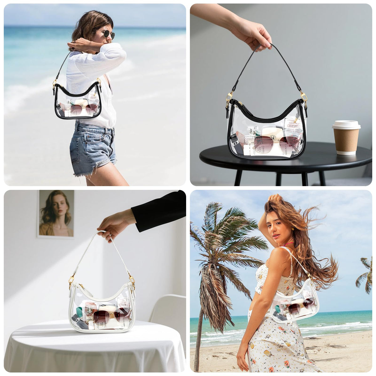 KKXIU Shoulder Bag for Women Cute Hobo Purses and Handbags Retro Clutch Underarm Purse | Cute