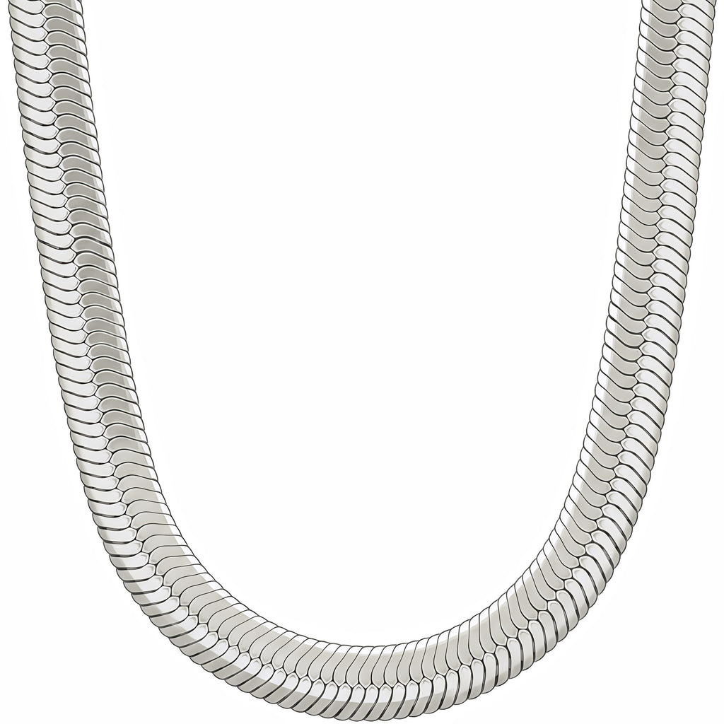Premium Gold-Plated Stainless Steel Herringbone Chain Necklace – Waterproof, Tarnish Resistant & Designed by UNCLE LOL