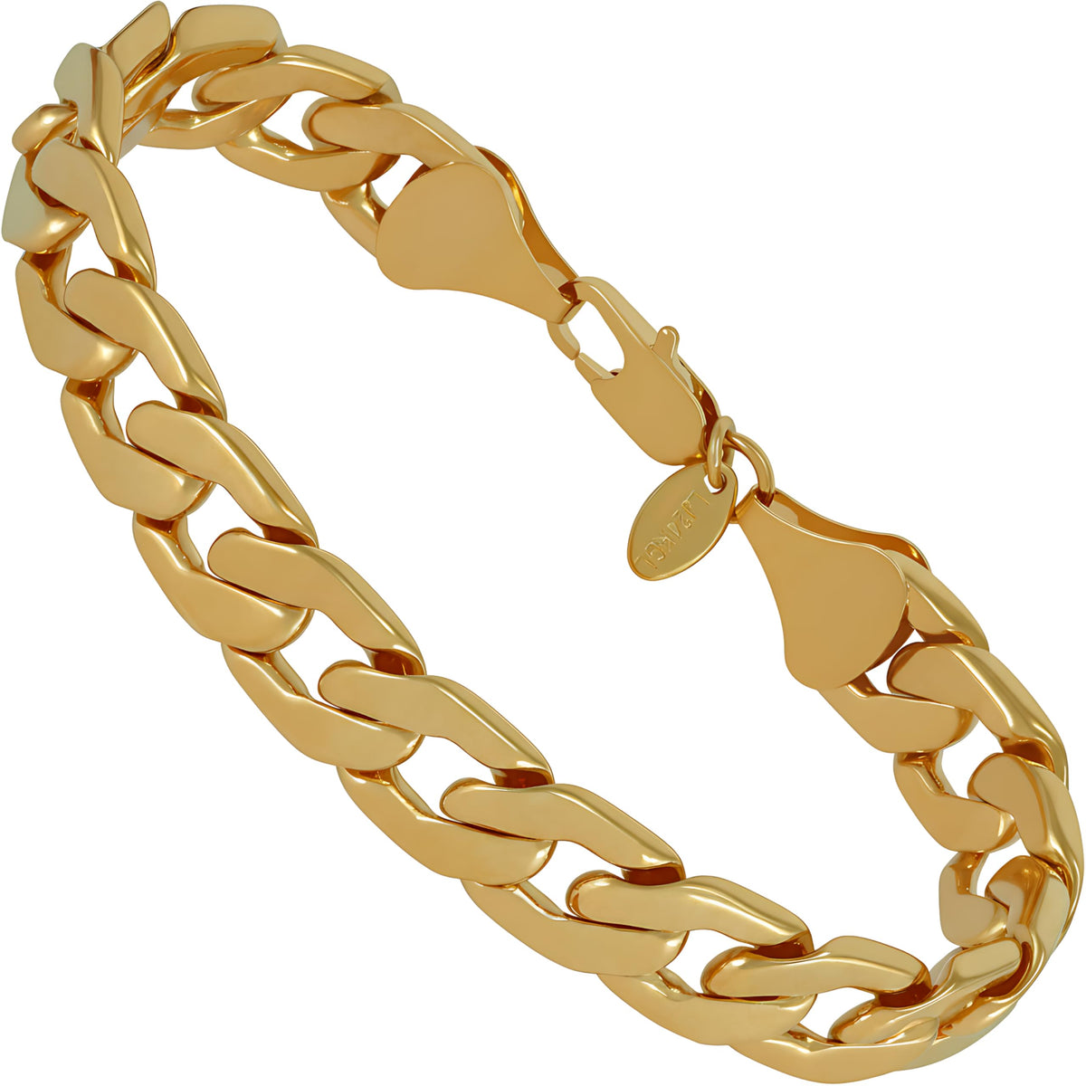 Premium 18K Gold-Plated Cuban Link Bracelet – Luxury Stainless Steel | Waterproof & Tarnish Resistant