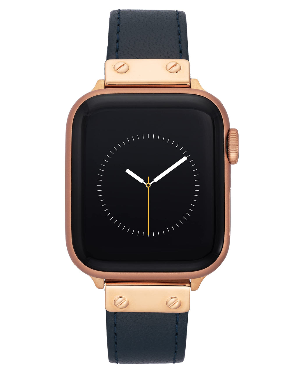 Anne Klein Leather Fashion Band for Apple Watch Secure, Adjustable, Apple Watch Band Replacement, Fits Most Wrists