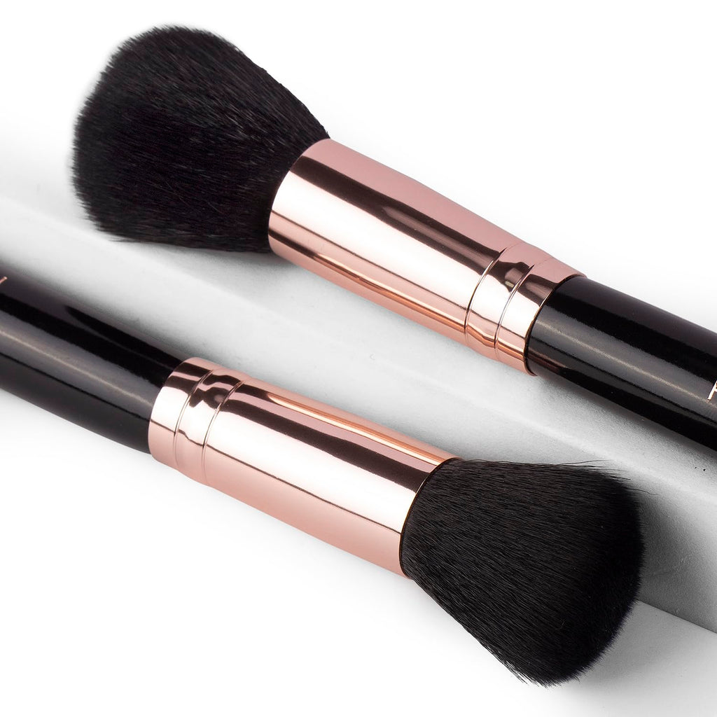 Real Perfection Makeup Brush Set 16 Pcs with 1 Eyebrow Razor Premium Synthetic Foundation Powder Concealers Eyeshadow Blush Makeup Brushes Make up Brushes Kit (Pink)