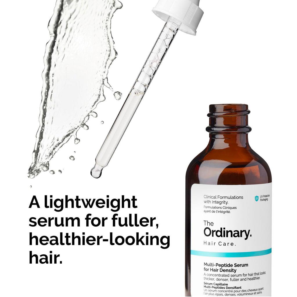 The Ordinary Multi-Peptide Serum for Hair Density, Peptide-Powered Formula for Thicker, Fuller Looking Hair