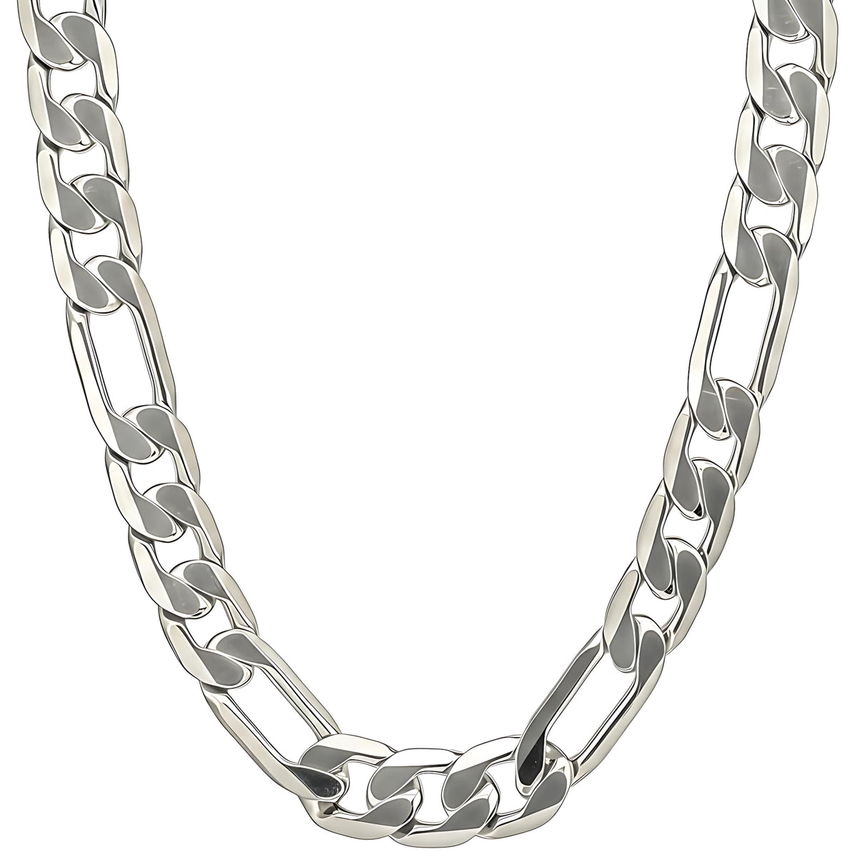 Premium 18K Gold-Plated Figaro Chain Necklace – Stainless Steel | Waterproof & Tarnish Resistant