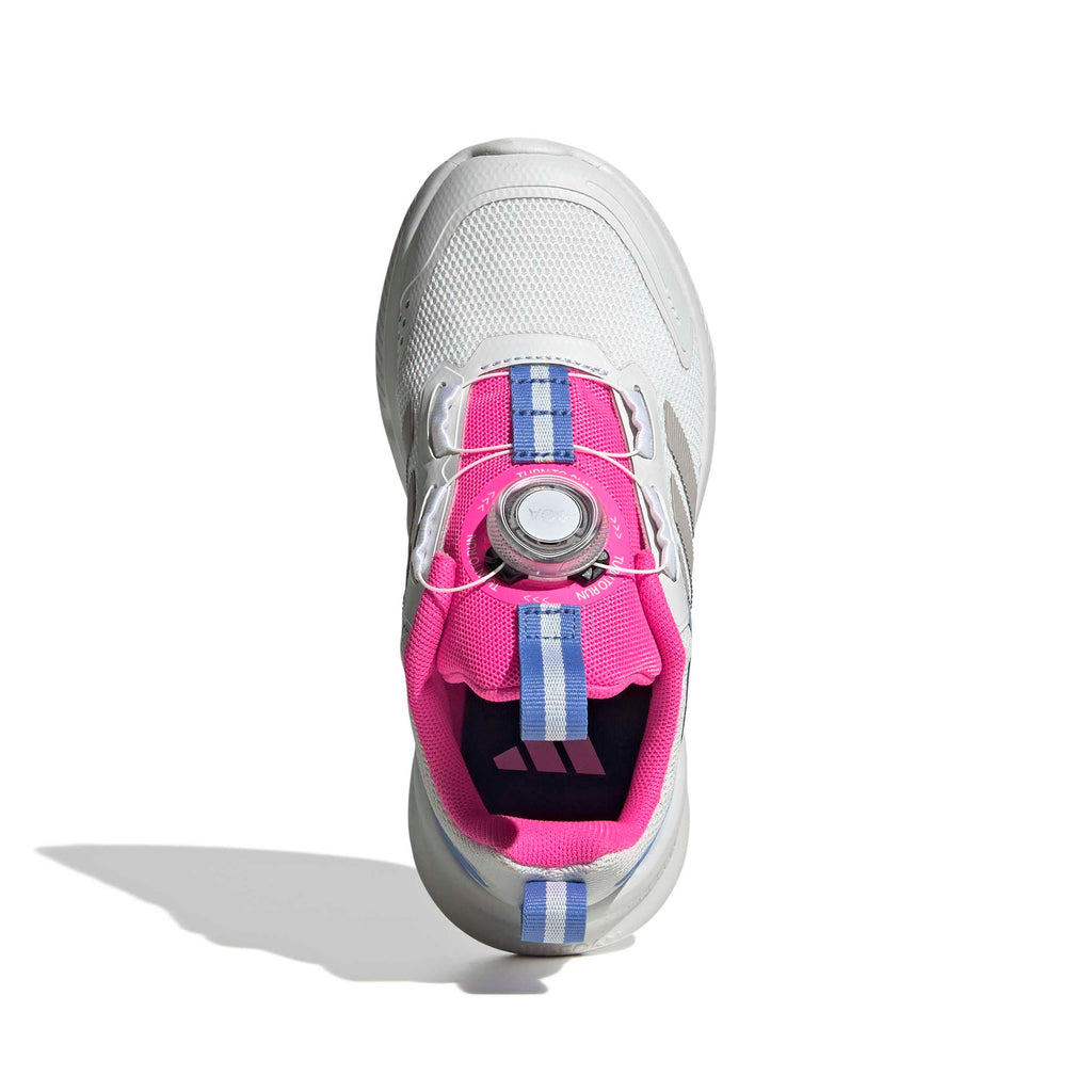 adidas Unisex-Kids Fortarun 4.0 BOA, Crystal White/Grey/Lucid Pink, 13adidas Unisex-Kids Fortarun 4.0 BOA, Crystal White/Grey/Lucid Pink, 13
