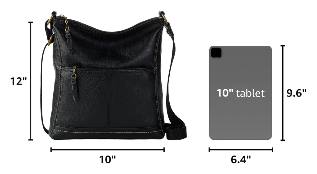 The Sak iris Leather Crossbody Purse - Women's Handbag for Everyday & Travel - Cross Body Bag With Zipper Closure