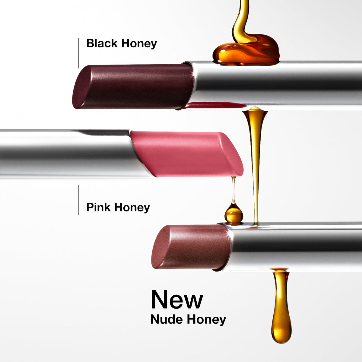 Clinique Almost Lipstick Tinted Lip Balm in 3 Iconic Shades Black Honey, Pink, and Nude Honey | Sheer + Lightweight