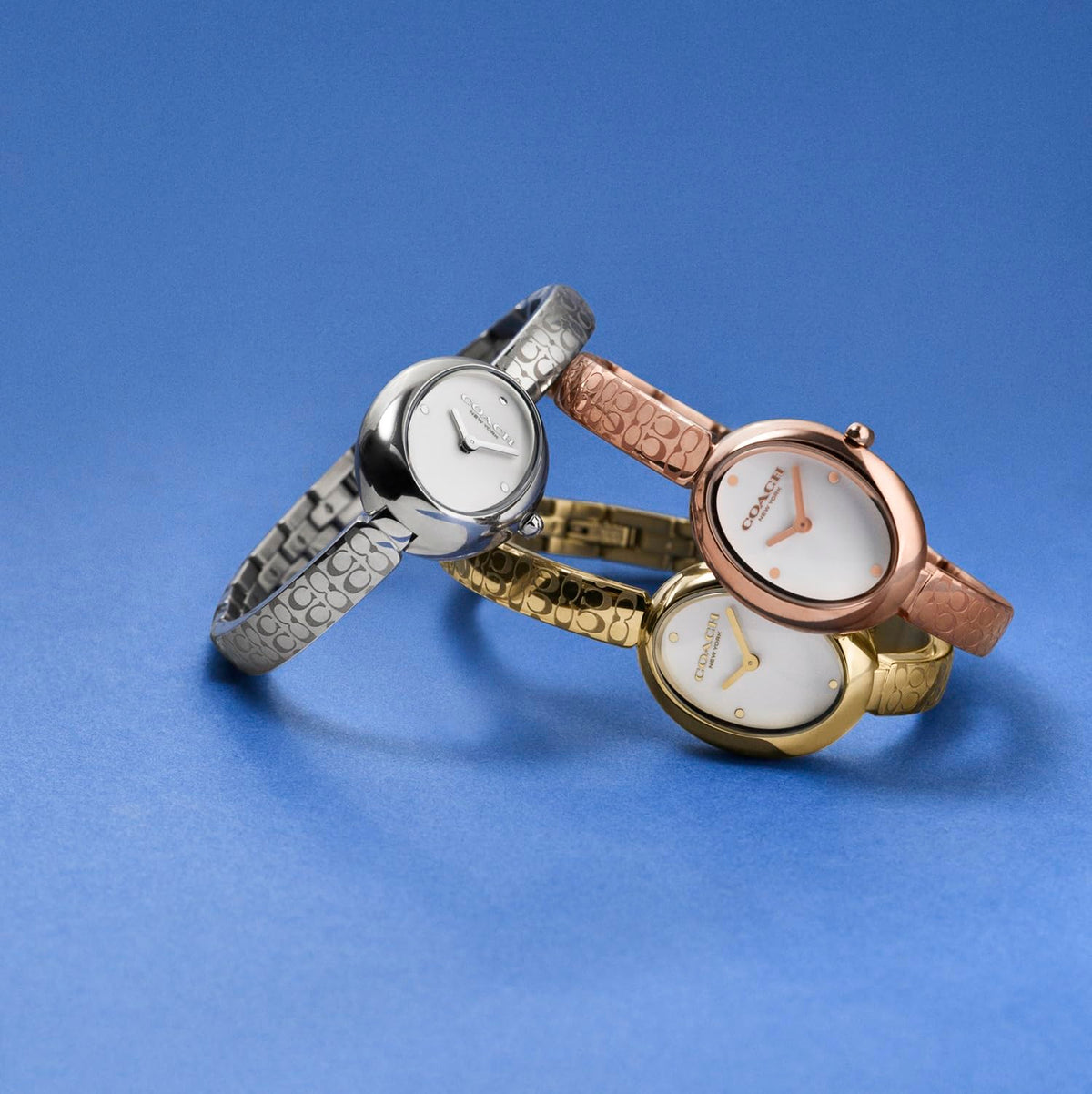 Coach Sammy Women's 2H Quartz Watch - Jewelry-Inspired Bangle Watch - Modern and Elegant Everyday Timepiece - Gift for Her