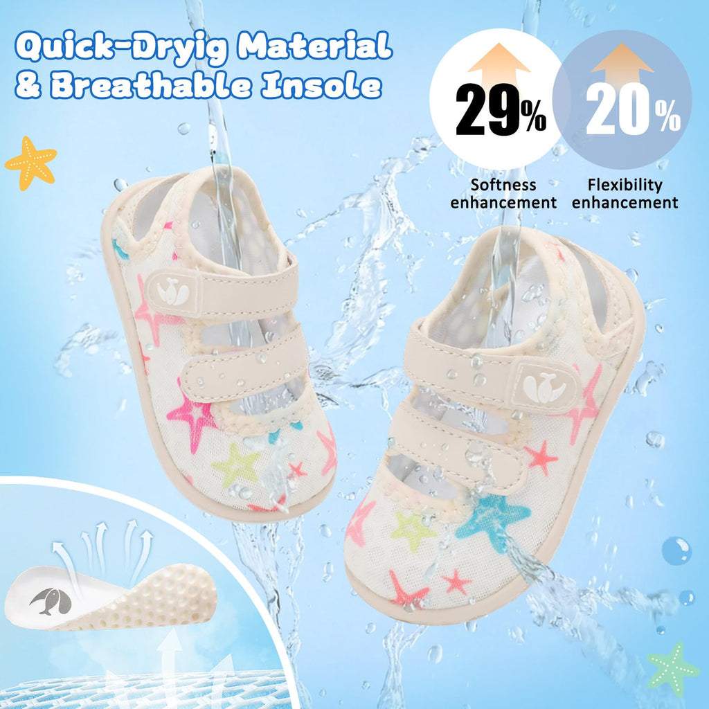 FEETCITY Baby Water Shoes Quick Dry Aqua Socks Barefoot Infant S wim Beach Pool Shoes LightweightFEETCITY Baby Water Shoes Quick Dry Aqua Socks Barefoot Infant Swim Beach Pool Sho…