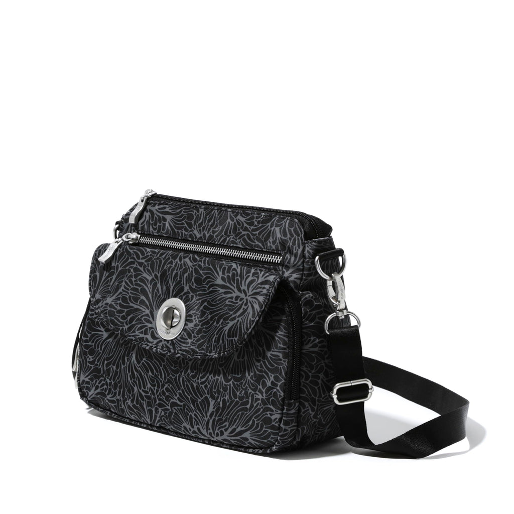 Baggallini Calais Crossbody Bags for Women 10x7 Lightweight Water-Resistant Travel Purse, RFID & Interior Organization