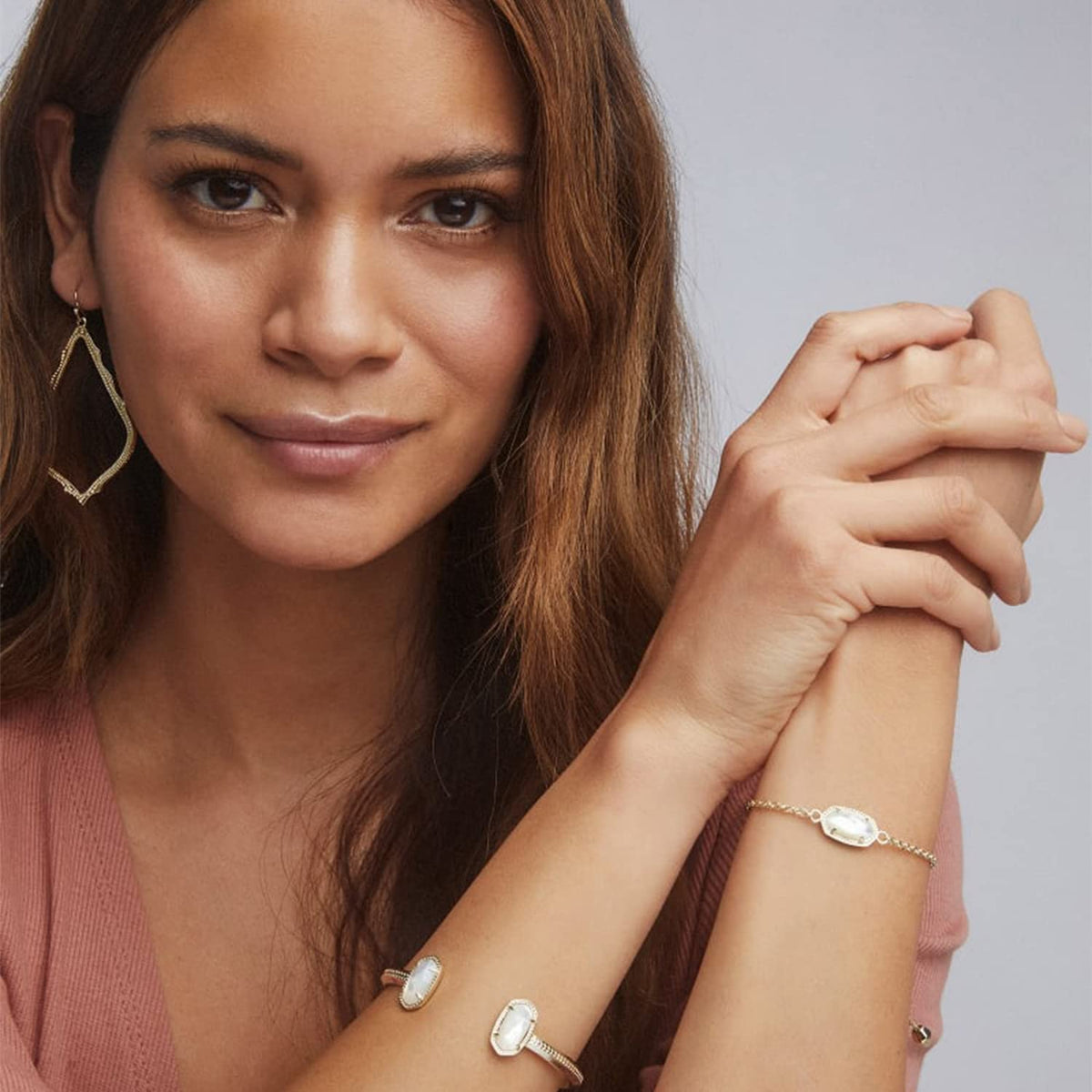 Kendra Scott Elaina Adjustable Chain Bracelet for Women, Fashion Jewelry, Gold-Plated