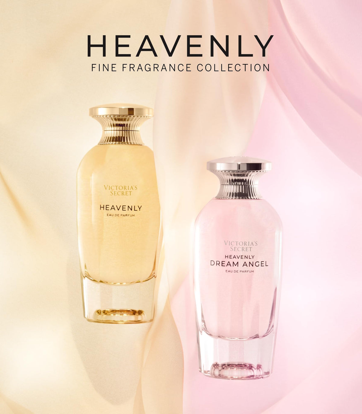 Victoria's Secret Heavenly Eau de Parfum, Notes of Gold Musk, Vanilla Sandalwood & White Jasmine, Perfumes for Women (3.4 oz)