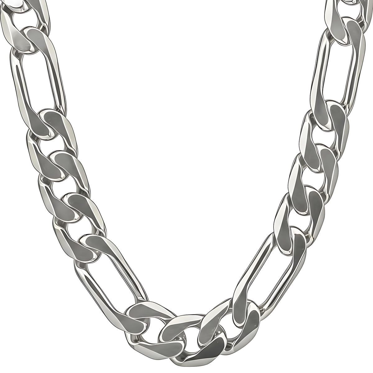 Premium 18K Gold-Plated Figaro Chain Necklace – Stainless Steel | Waterproof & Tarnish Resistant