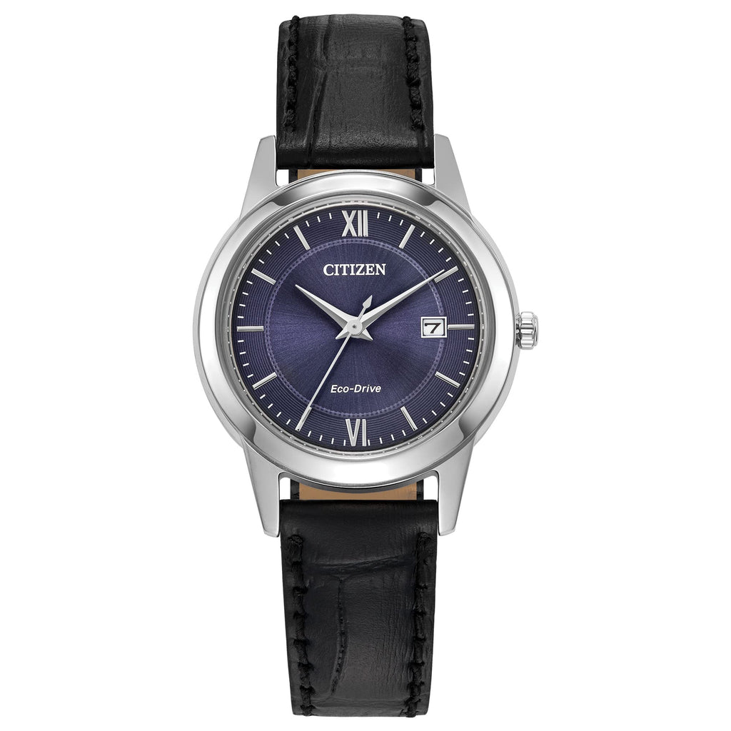 Citizen Ladies' Eco-Drive Classic Leather Strap Watch with 3-Hand Date