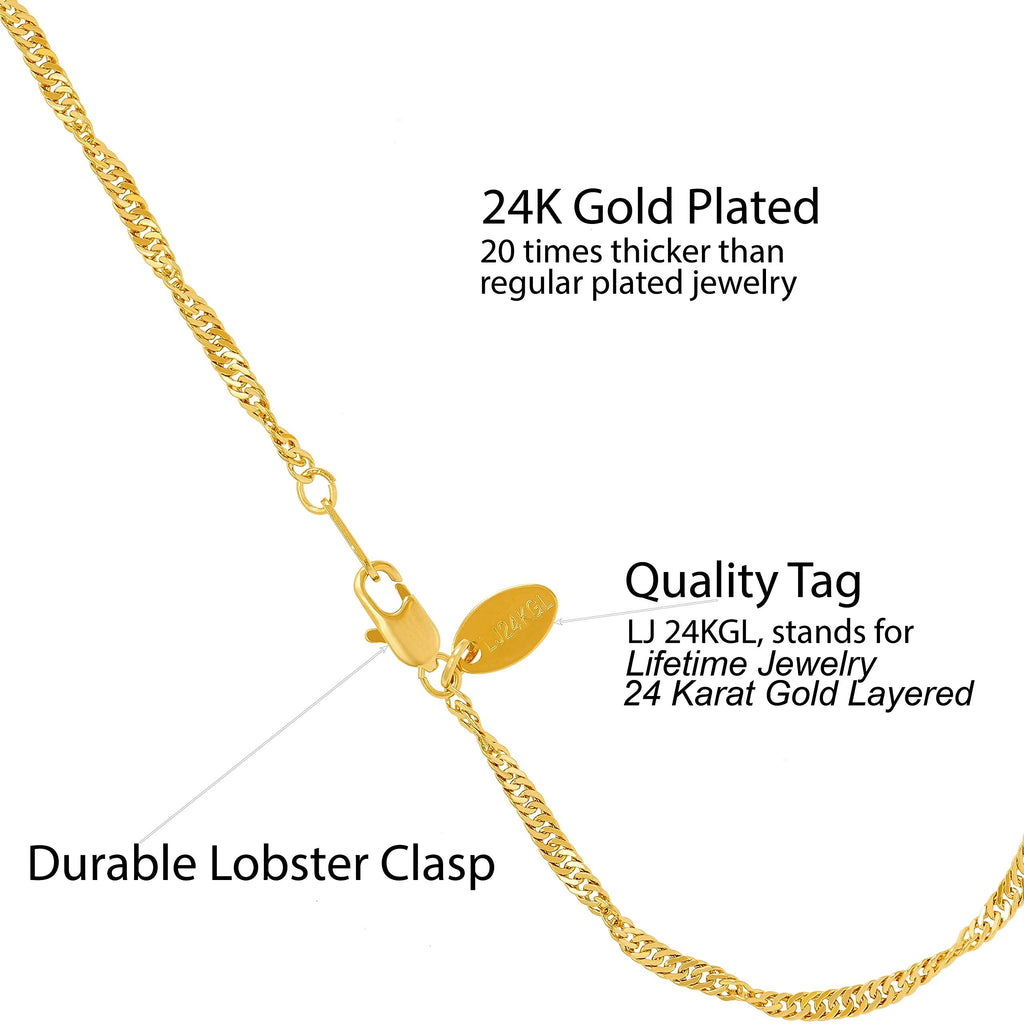 Premium Gold-Plated Stainless Steel Jewelry – Tarnish-Resistant & Waterproof From UNCLE LOL